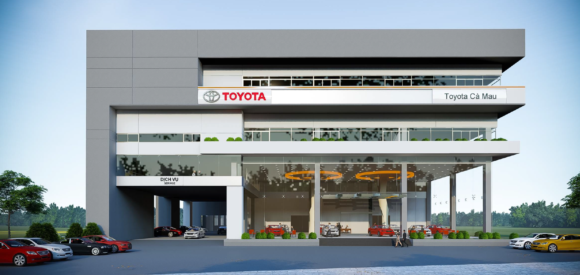 Nên Thiết Kế Showroom Toyota Hiện đại Như Thế Nào? - OMEGAICC